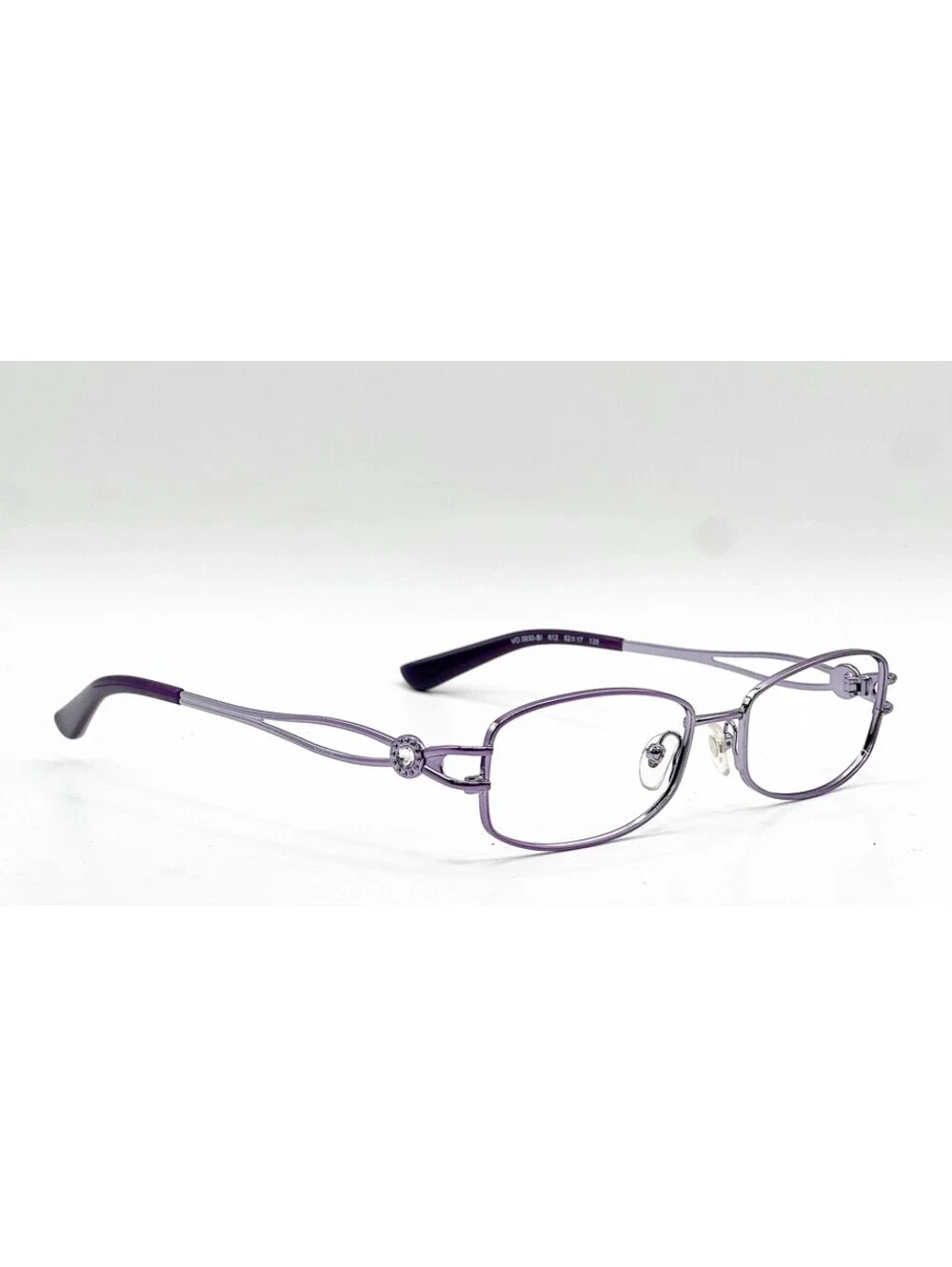 Vogue VO 3930-BI 612 Purple Rectangle Authentic Eyeglass Frames 52-17